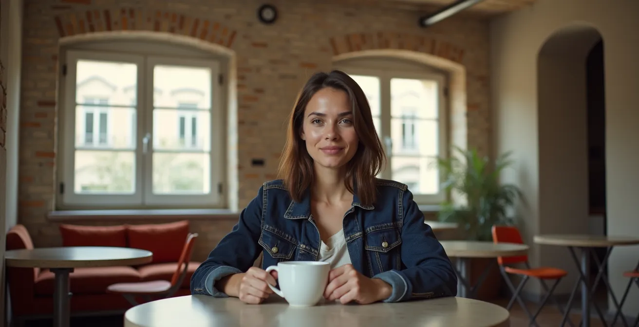 Cave parisienne transformée en studio lumineux avec système de relevage sanitaire intégré